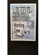 LYNYRD SKYNYRD / TED NUGENT / PRIDE &amp; G - ORIGINAL CLOTH BACKSTAGE PASS ... - £7.52 GBP