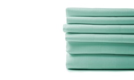 1800 Count 6 Piece Egyptian Cotton Feel Soft Sheets Deep Pockets 4 Pillowcases - £23.65 GBP