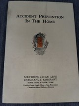 Accident Prevention In The Home Metropolitan Life Insurance Booklet  - £7.72 GBP