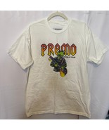 Premo World Tour T-Shirt Punk Skeleton Guitar Graphic Tee Size LG USA Made - $27.95