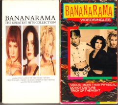 2 Bananarama VHS Lot Greatest Hits Collection + Video Singles VTG 80s Ne... - £15.20 GBP