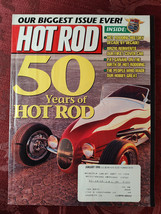 Rare HOT ROD Car Magazine January 1998 50 YEARS OF HOT ROD! - $14.40