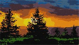 Pepita Needlepoint kit: Evergreen Sunset, 14&quot; x 8&quot; - £76.24 GBP+