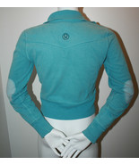 Lululemon Women&#39;s Thick Blue Yoga Jacket Size 6 , Narrow Waist - £46.97 GBP