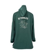 DOE Be Formless Jungle Green White Embroidered Hooded Jacket size XL Str... - $3,655.66 MXN
