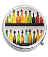 Colorful Bottles Medicine Vitamin Compact Pill Box - $9.78