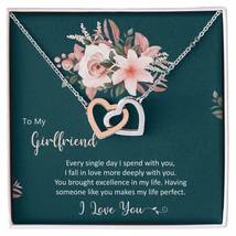 To My Girlfriend Necklace. Anniversary Gift for Girlfriend. Christmas, For Her. - £29.65 GBP+