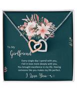 To My Girlfriend Necklace. Anniversary Gift for Girlfriend. Christmas, F... - £29.68 GBP+
