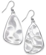 Style and Co Hammered Sculptural Drop Earrings - £10.95 GBP