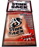 Stink Sack Smell Proof Bags (x10 Medium 4" X 6" Clear Bags) **Free Shipping** - $13.32