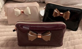 Gorgeous!*Ted Baker London Aimee Bow Cosmetics Case Bag Makeup Case New - £51.83 GBP