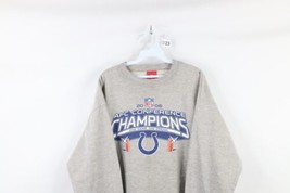 Vintage NFL Mens XL Distressed 2006 AFC Champions Indianapolis Colts Sweatshirt - £31.10 GBP