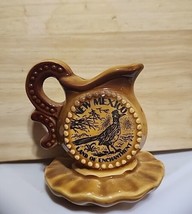 Vintage New Mexico Land Of Enchantment Toothpick Brown 3&#39; Holder - $11.72