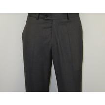 Men Suit BERLUSCONI Turkey 100% Soft Italian Wool Super 180's #Ber26 Gray Plaid image 9