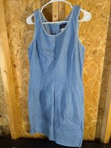 Breeches Size 10 Cotton Denim 3/4 Zip Dress - $31.68