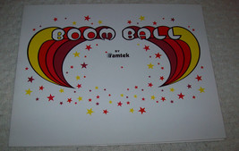 Boom Ball Arcade FLYER Plus Press Photo Original Ramtek Boadwalk Amuseme... - £23.24 GBP