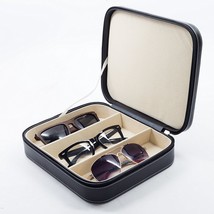 3 Piece Extra Large Travel Glasses Watch Zippered Case Storage Organizer Box - £52.95 GBP