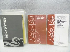 SPIRIT    1989 Owners Manual 16604 - £10.11 GBP