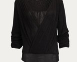 By Together Wrap-Effect Stretch-Jersey Bodysuit Black - $42.00