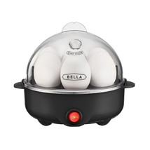 BELLA Rapid Electric Egg Cooker and Poacher with Auto Shut Off for Omelet, Soft, - £22.13 GBP