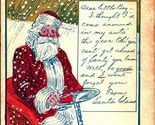 Santa Claus Driving Letter To Little Boy Albert Hahn Christmas UDB Postc... - $15.79