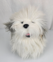 8&quot; Gray Russ Scrubby Old English Sheepdog Plush Puppy Dog Toy Stuffed An... - $59.39