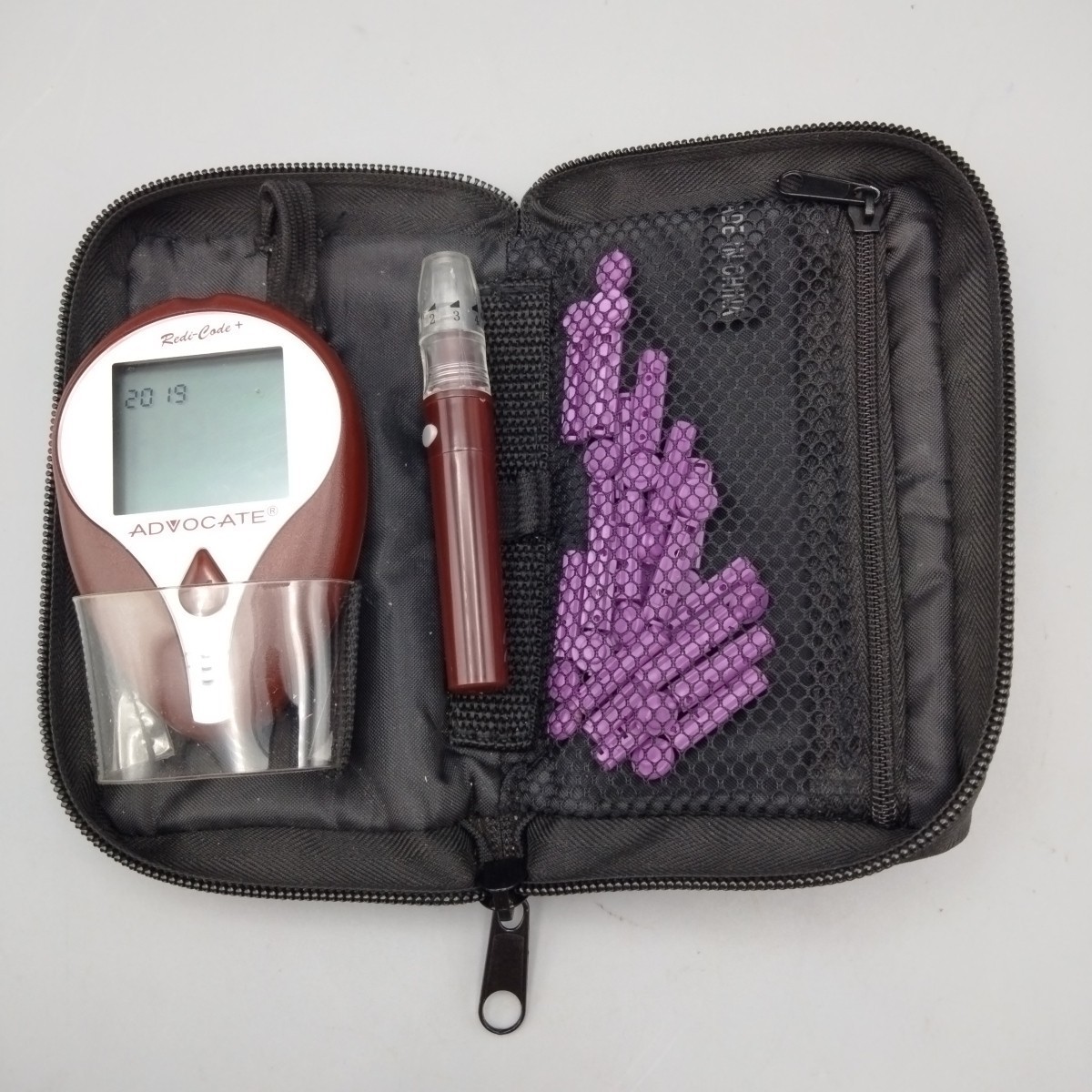 Advocate Redi-Code+ Speaking Glucose Meter Redi Code Plus Lancets Lancer - $23.75