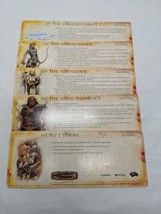 Lot Of (5) DND Campaign Cards Legacy Of The Green Regent Set 1 - £28.63 GBP
