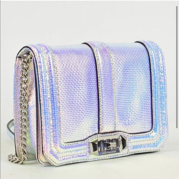 Rebecca Minkoff  Small Love Crossbody, Opal Iridescent - $350.00