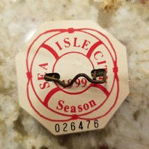 1999 Sea Isle City NJ Seasonal Beach Tag - £24.51 GBP