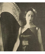 1936 Lucile Lawrence Etude Page Print Harp Player Musical Instruments E17C - $19.99