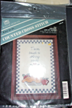 Banar Designs Counted Cross Stitch 6 x 8&quot; NEVER TRUST A SKINNY COOK - £3.98 GBP