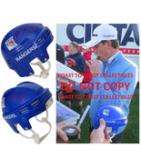 Wayne Gretzky signed New York Rangers Mini Hockey Helmet proof COA autog... - £662.18 GBP
