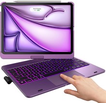 Touch Keyboard Case for iPad Air 11-inch (M3 2025 / M2 2024)&amp; iPad Pro 1... - $59.39