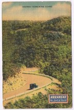 Postcard Highway Scene In The Ozarks Arkansas - £2.28 GBP