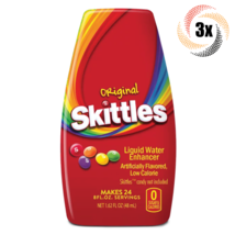 3x Bottles Skittles Original Flavor Liquid Water Enhancer | Sugar Free |... - $18.12