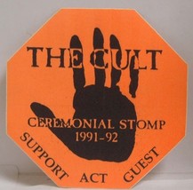 THE CULT - VINTAGE ORIGINAL TOUR CLOTH CONCERT BACKSTAGE PASS ***LAST ON... - $10.00