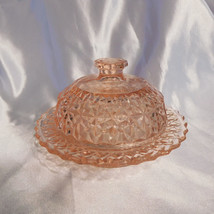 Pink Glass Covered Dish # 21284 - £27.82 GBP