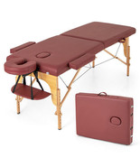 84 Inch Foldable Massage Table with Carrying Bag and Height Adjustable-R... - $168.49