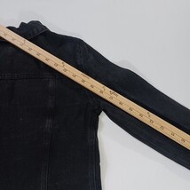 Venus Women's Size XS Black & Blue Embellished  Button Up Shirt Denim Jacket  image 8