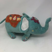 Levtex Baby Plush Toy Baby Elephant stuffed animal nursery decor India Floral - £13.43 GBP