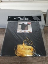 Graduation Card Box Black Hat Tassel 12&quot; X 12&quot; X 10&quot; Party Decoration Money - £13.35 GBP