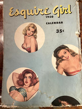 Vtg 1950 Esquire Girl Full Year 12 Months Pinup Girl Calendar Al Moore S... - $5,629.23 MXN