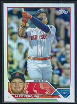 2023 Topps #146 Alex Verdugo Boston Red Sox Rainbow Foil Parallel - £1.58 GBP
