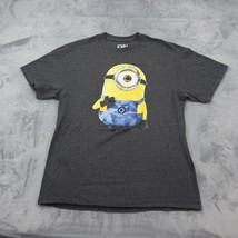 Despicable Me Shirt Mens L Black Short Sleeve Crew Neck Minion Graphic Tee - £18.24 GBP