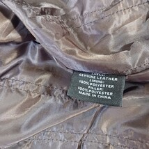 Roundtree & Yorke RN#58909 Men's Brown Full Zip Genuine Leather Jacket Size M image 7