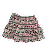 Freestyle Skirt Girl&#39;s 4T White Pink Catus Desert Striped Layered Ruffle - $154.57 MXN