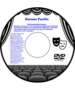 Kansas Pacific 1953 DVD Movie Western Sterling Hayden Eve Miller Barton ... - $6.82 CAD