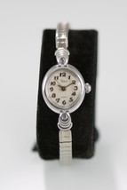 Timex Women Watch Silver Stainless Steel Stretch Water Res Battery Beige Quartz - £16.66 GBP