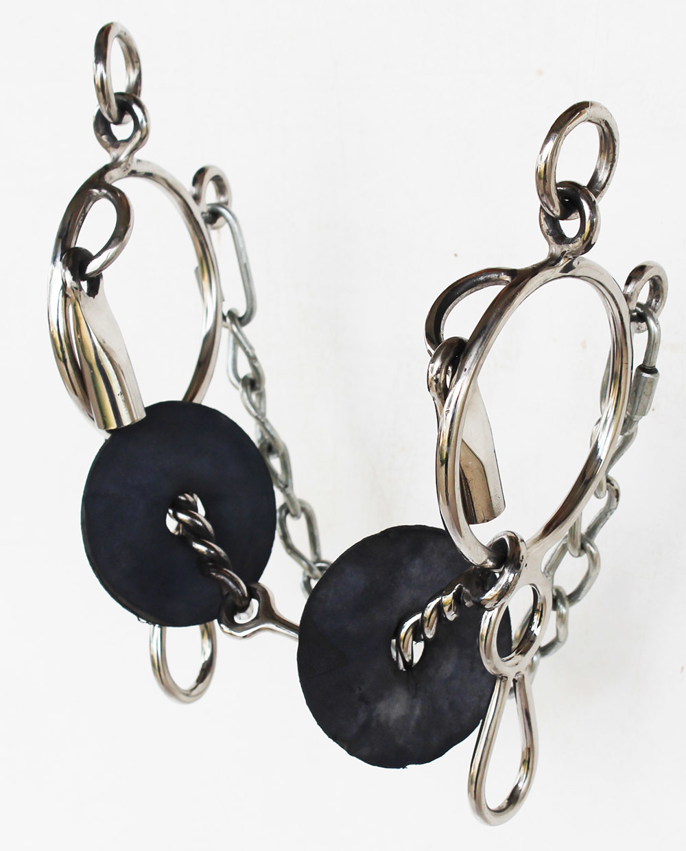 Horse English 4-Ring 5&quot; Twisted Sweet Iron Mouth Dutch Gag Bit 35603 - $28.70